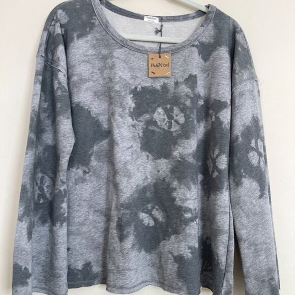 Hello Nite Oversized Heathear Sweater Sz S - Picture 5 of 7